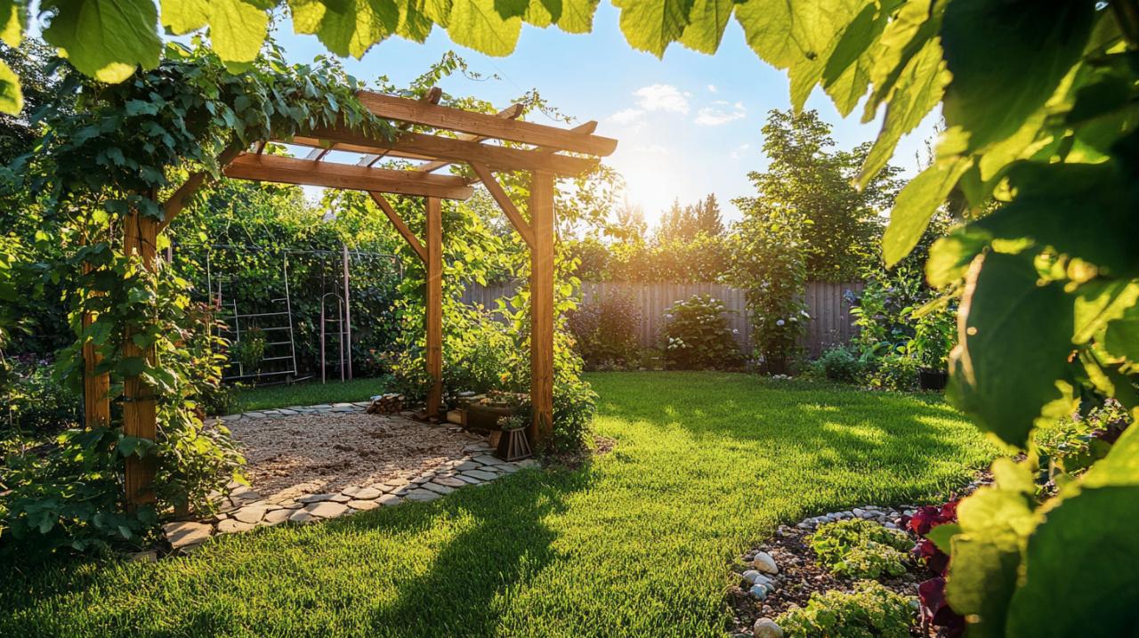 ¿Cómo fabricar una pérgola para kiwi con los soportes y materiales más seguros para tu jardín?